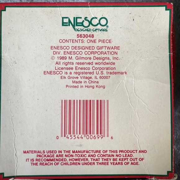 Vintage 1991 Christmas Cookin' Ornament Cozy Cup Series Collectible Mice Holiday - Picture 3 of 6